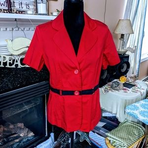 Notations red black overcoat OFFERS